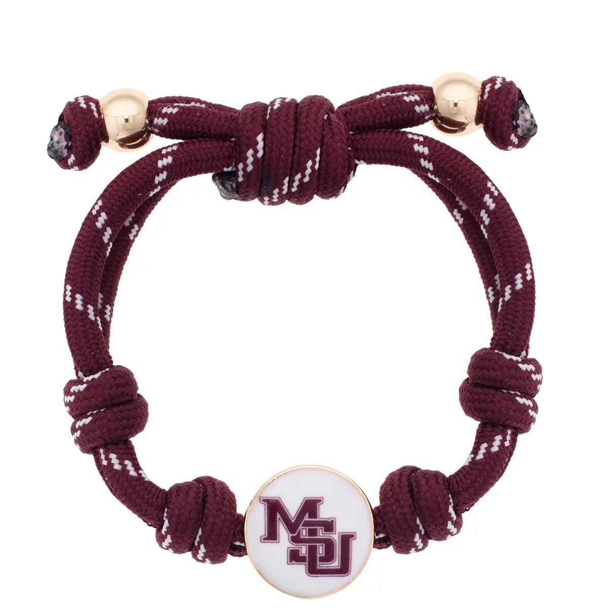 Interlocking MSU Paracord Bracelet