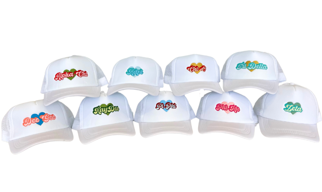Sorority Heart Trucker Hat