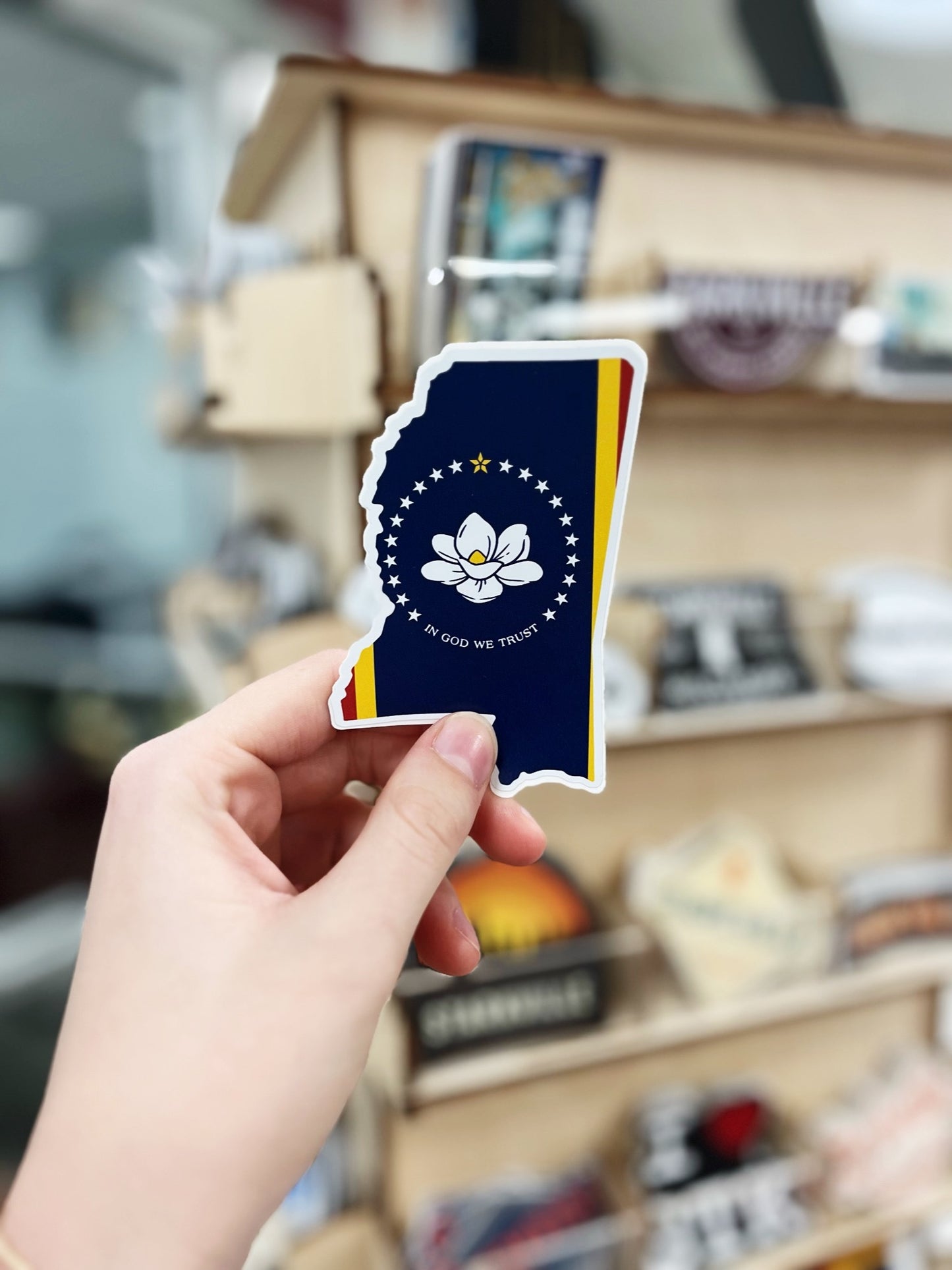 MS Silhouette Flag Decal