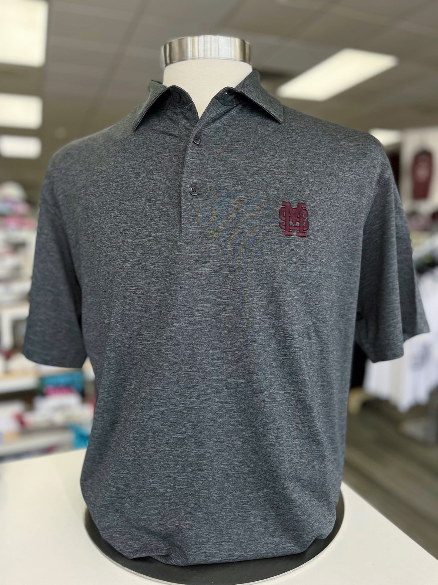 M Over S Charcoal Polo