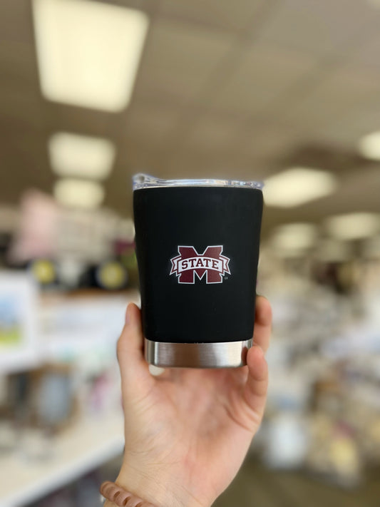 Black M Banner Lowball Tumbler