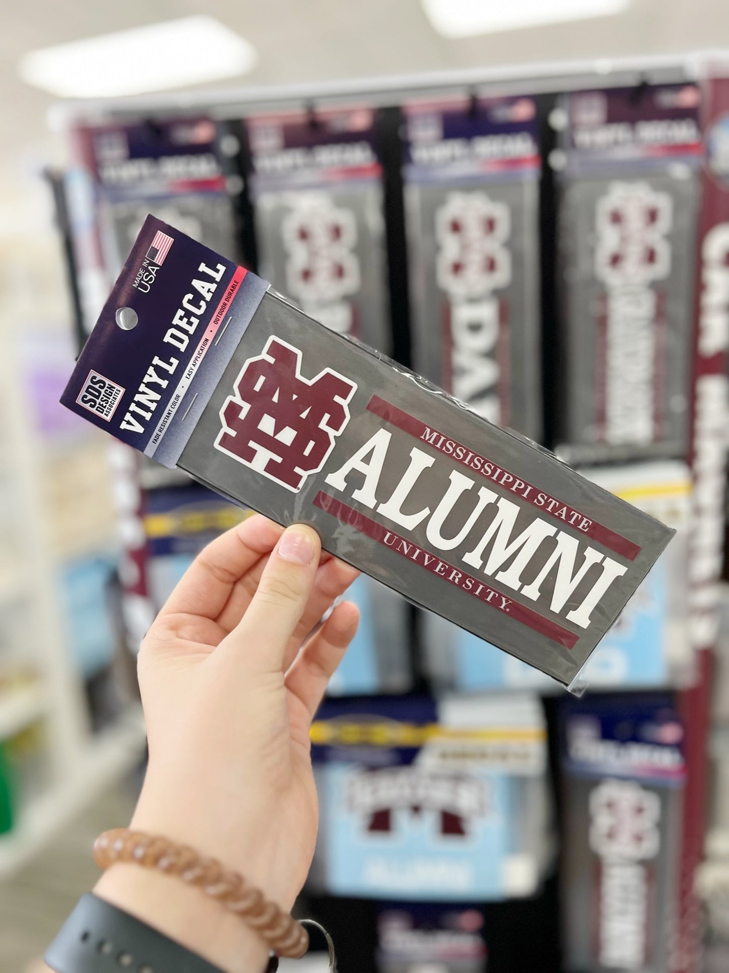 M Over S Alumni Decal