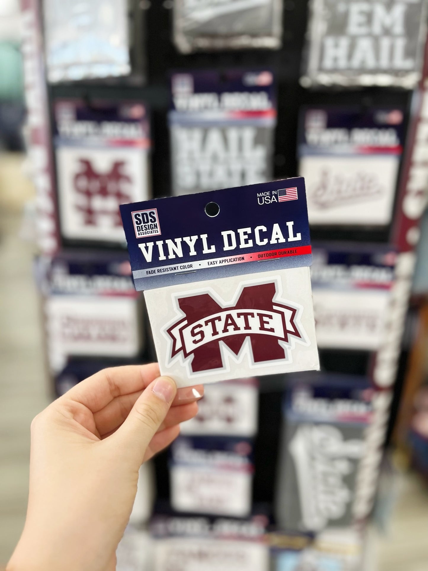 M Banner Decal