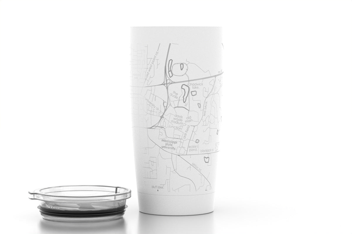 Starkville Map Insulated 20oz Tumbler