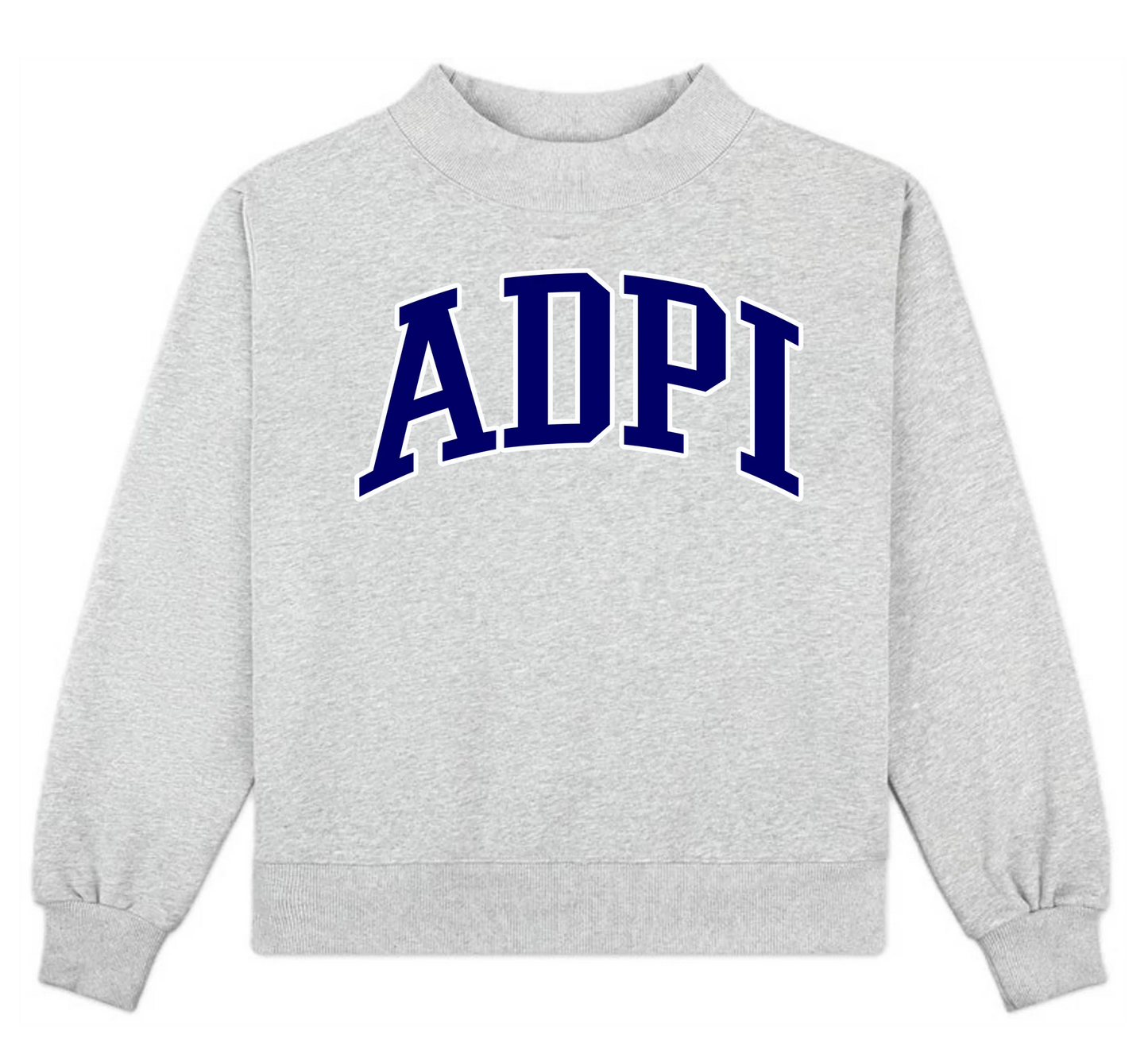 Sorority Mock Neck Sweatshirt