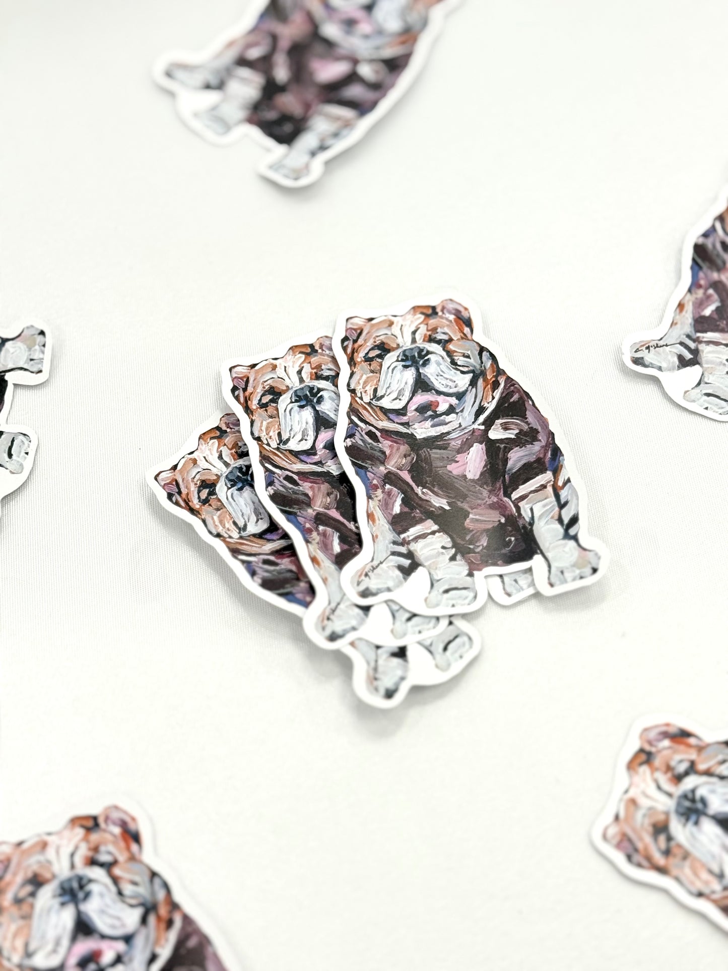 Maroon Bulldog Sticker