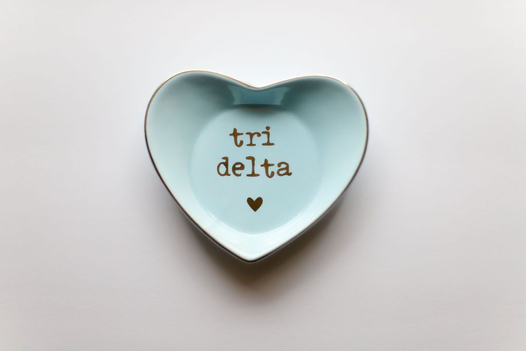 Sorority Heart Ring Dishes