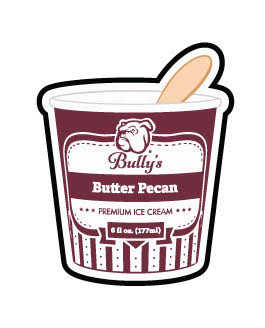 Bully's Premium Ice Cream Stickers