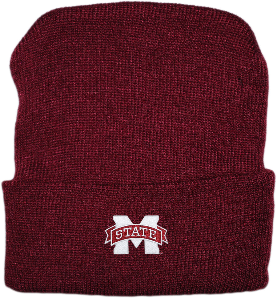 Infant Maroon Knit Cap
