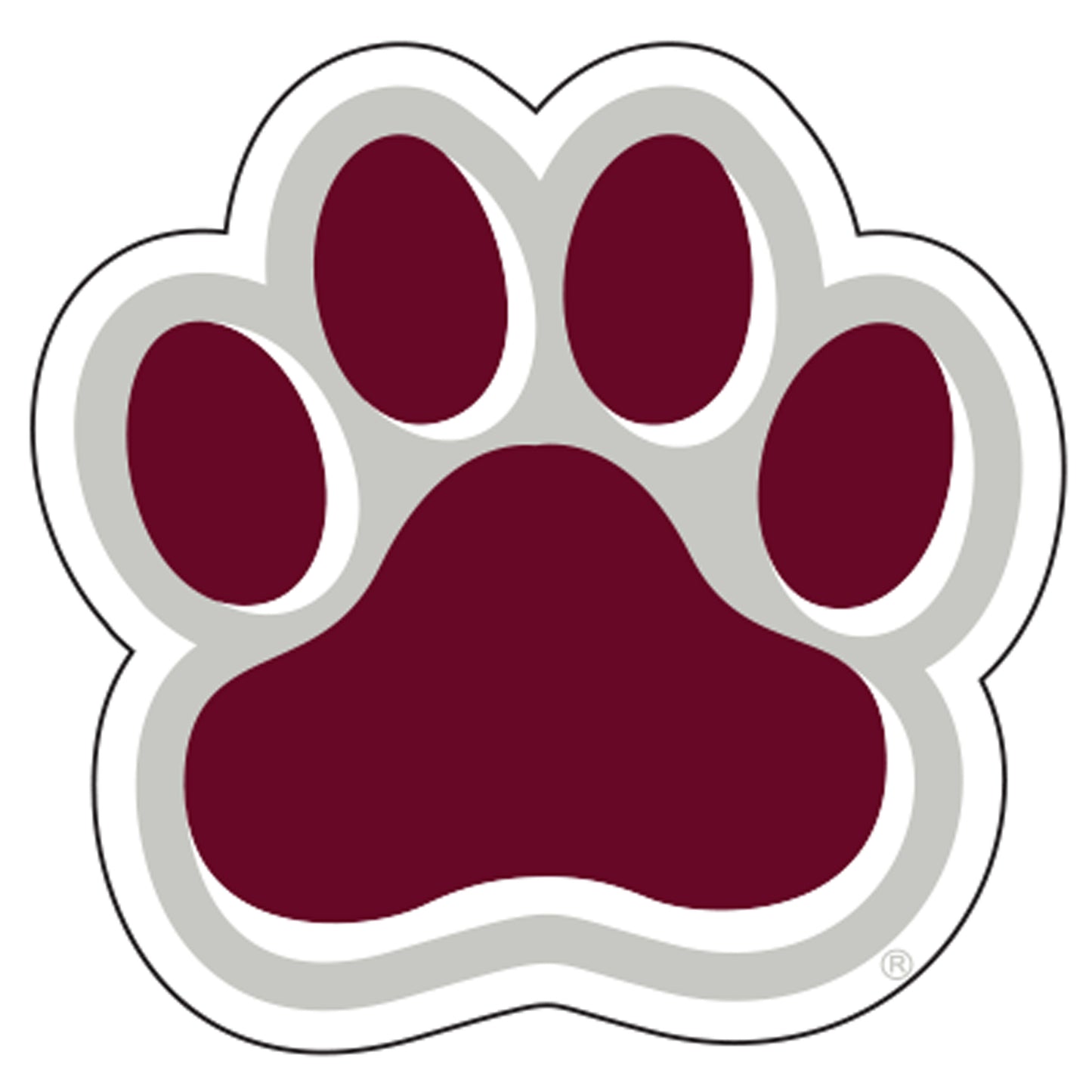 Pawprint 4" Decal