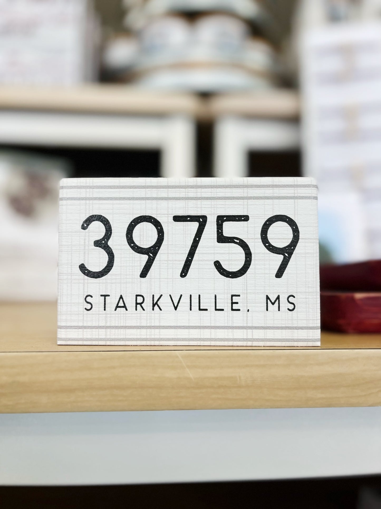 Starkville Zipcode Mini Block