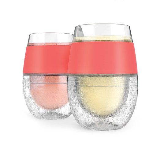 Coral Wine Freeze Cup Set