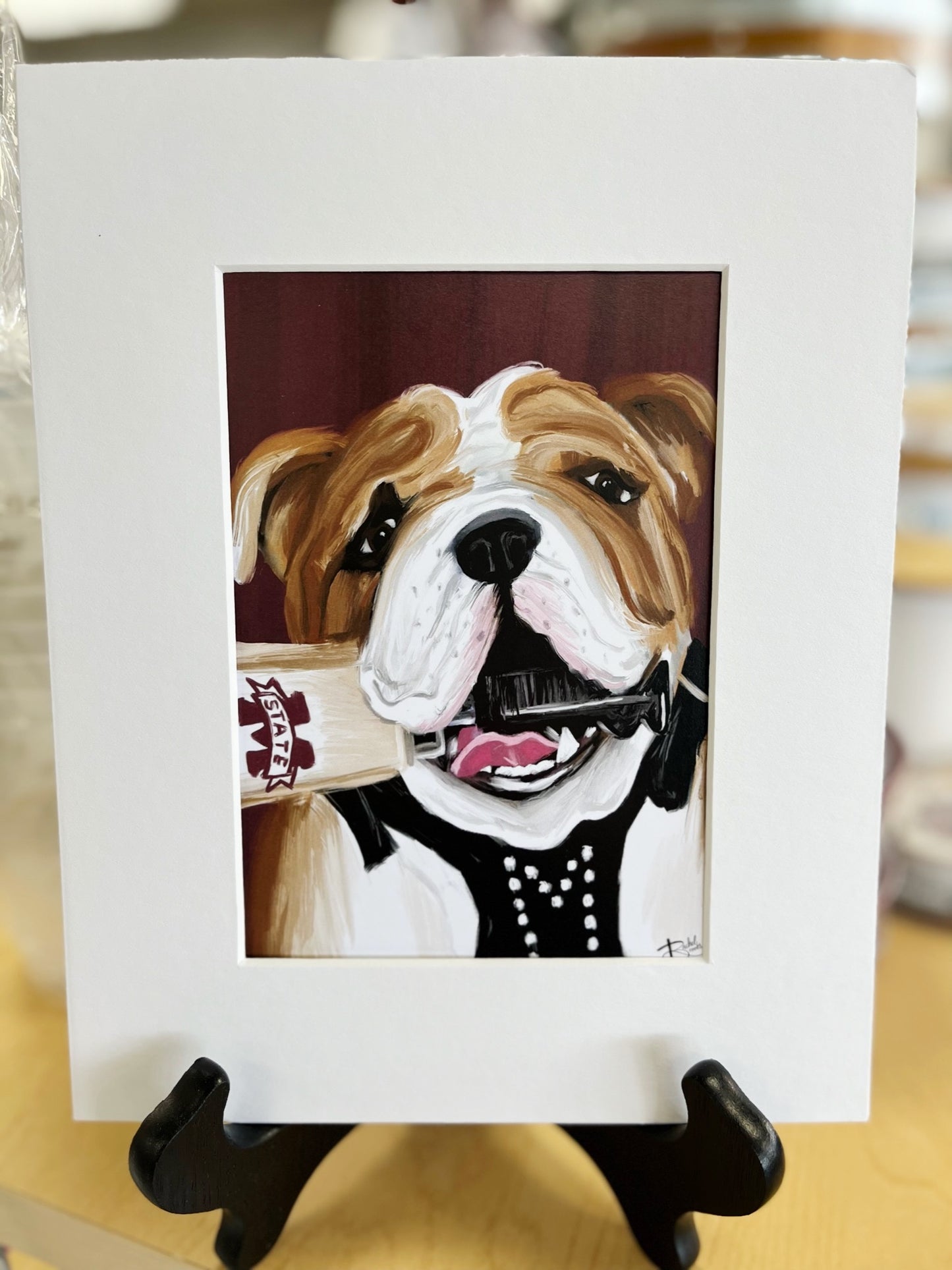 Bully with Cowbell Print