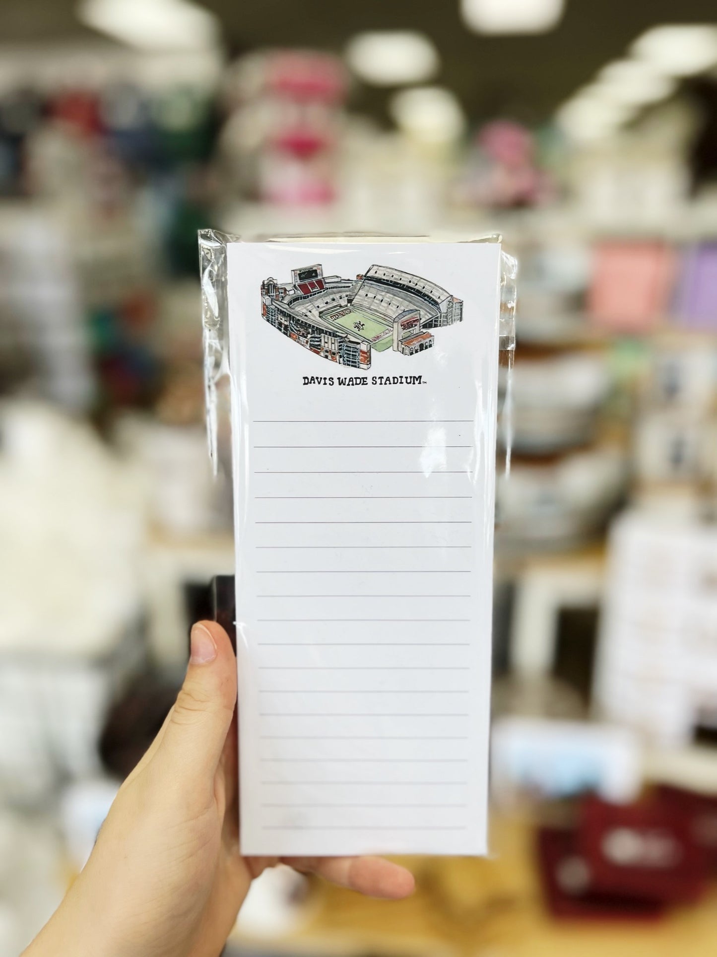 Davis Wade Stadium Notepad