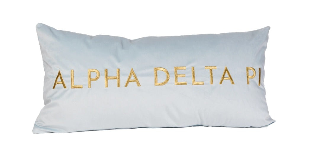 Sorority Velvet Lumbar Pillows