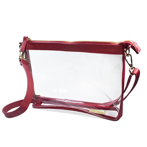 Large Maroon Crossbody