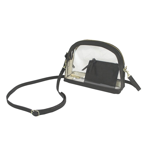 Black Half Moon Crossbody