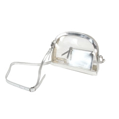 Silver Half Moon Crossbody