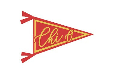 Sorority Pennant Decals