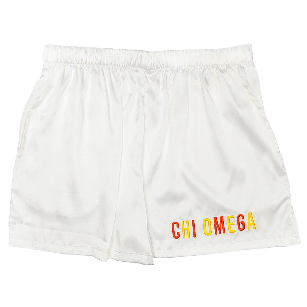 Chi O Satin Shorts