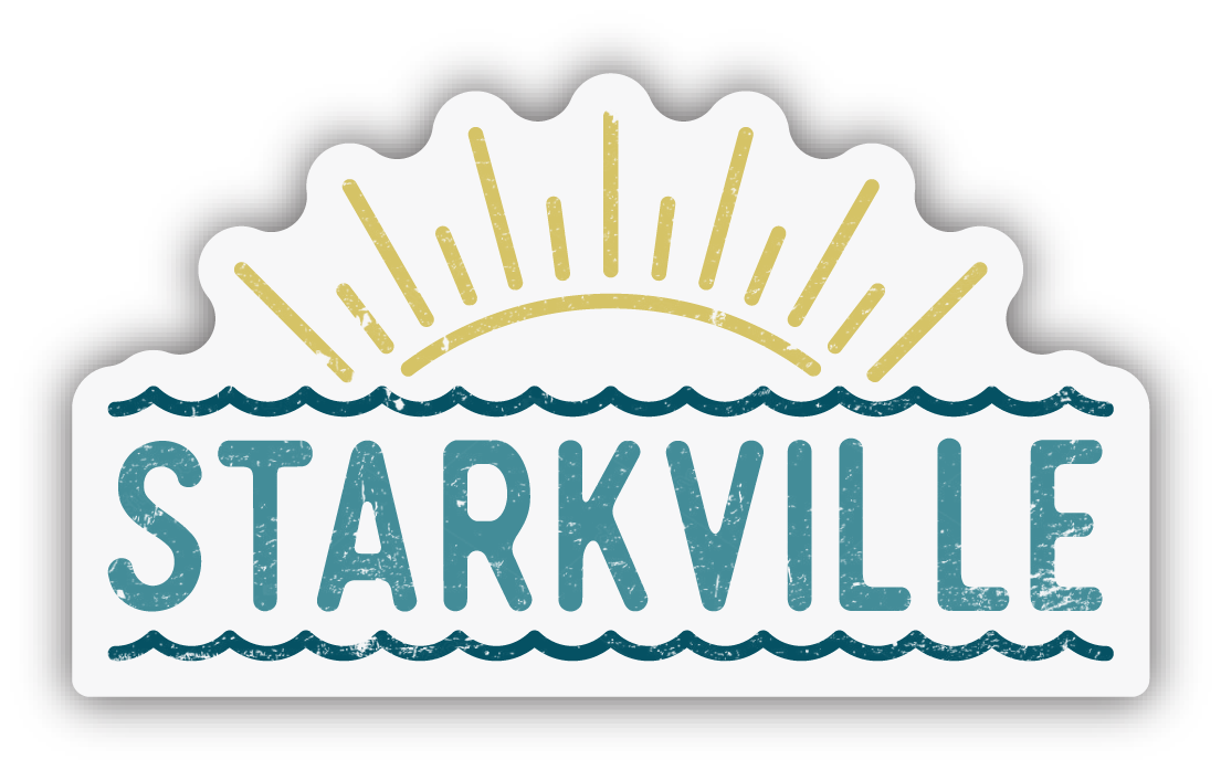 Starkville Sunset Waves Decal