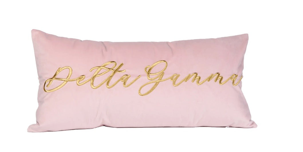 Sorority Velvet Lumbar Pillows