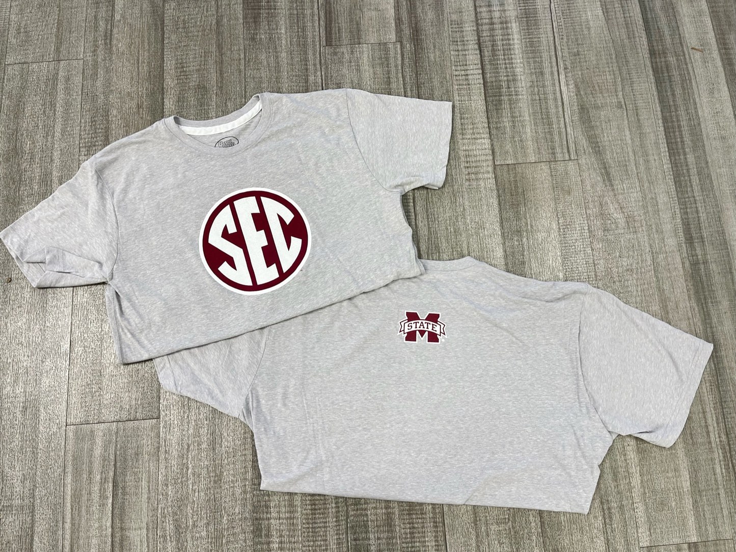Maroon SEC Logo Tee