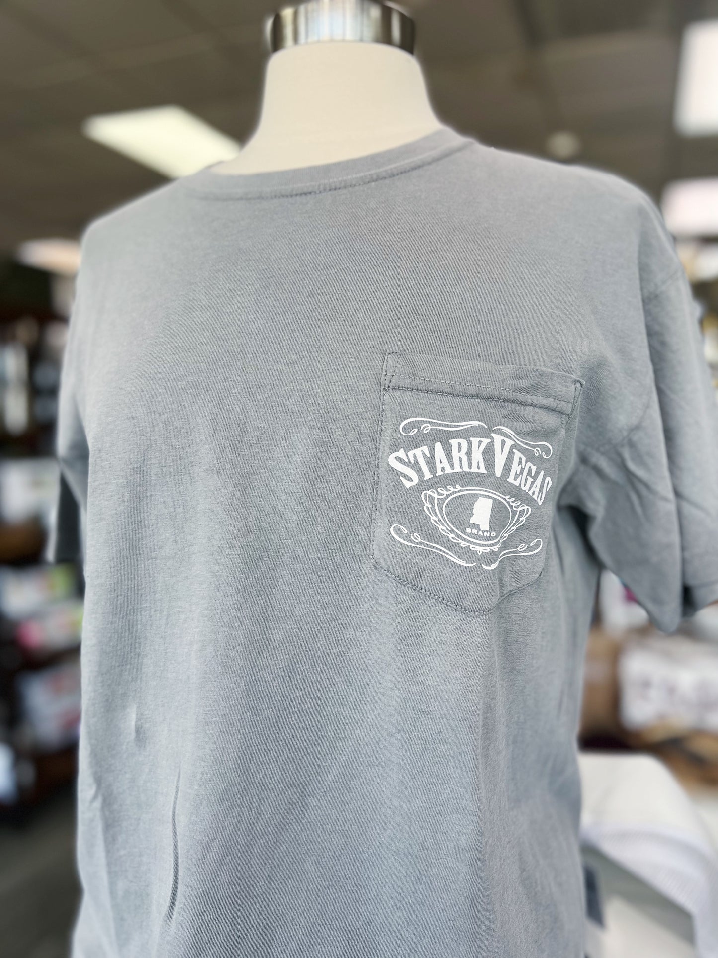 Grey Starkvegas Brand Tee