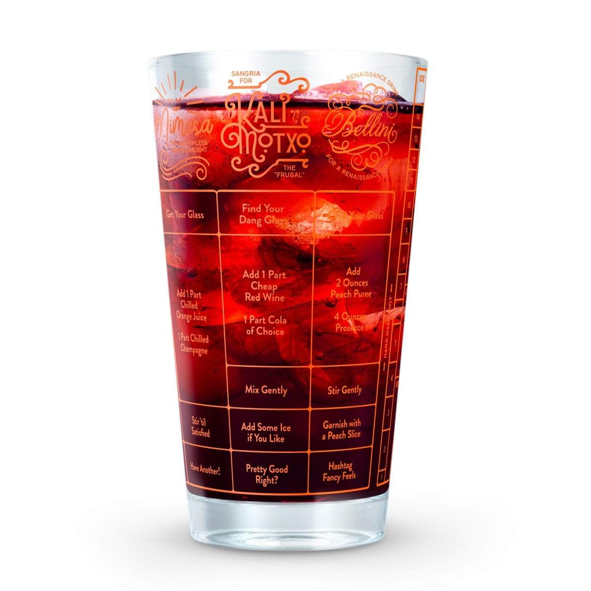 Wine Recipe Glass