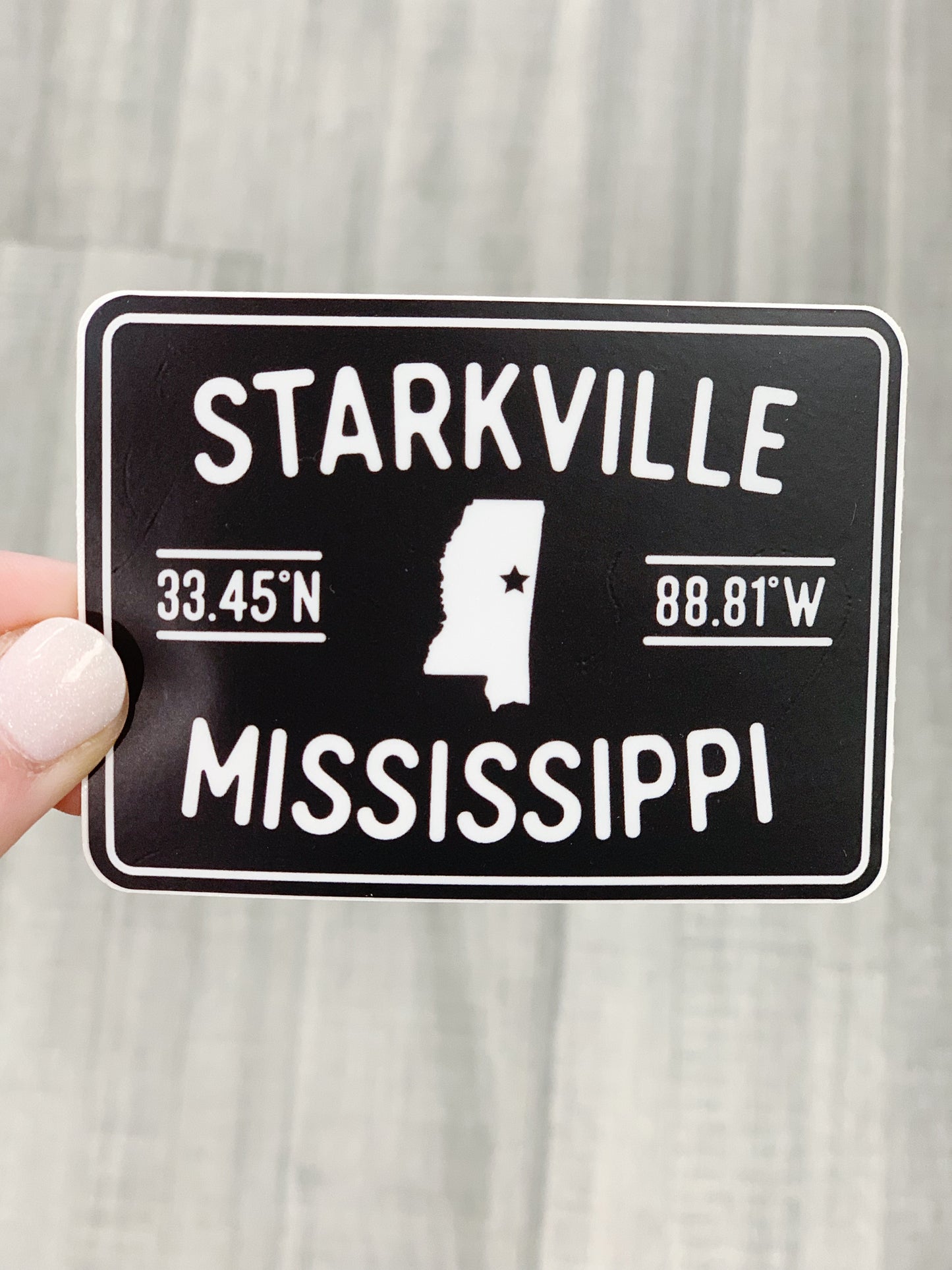 Coordinates Decal