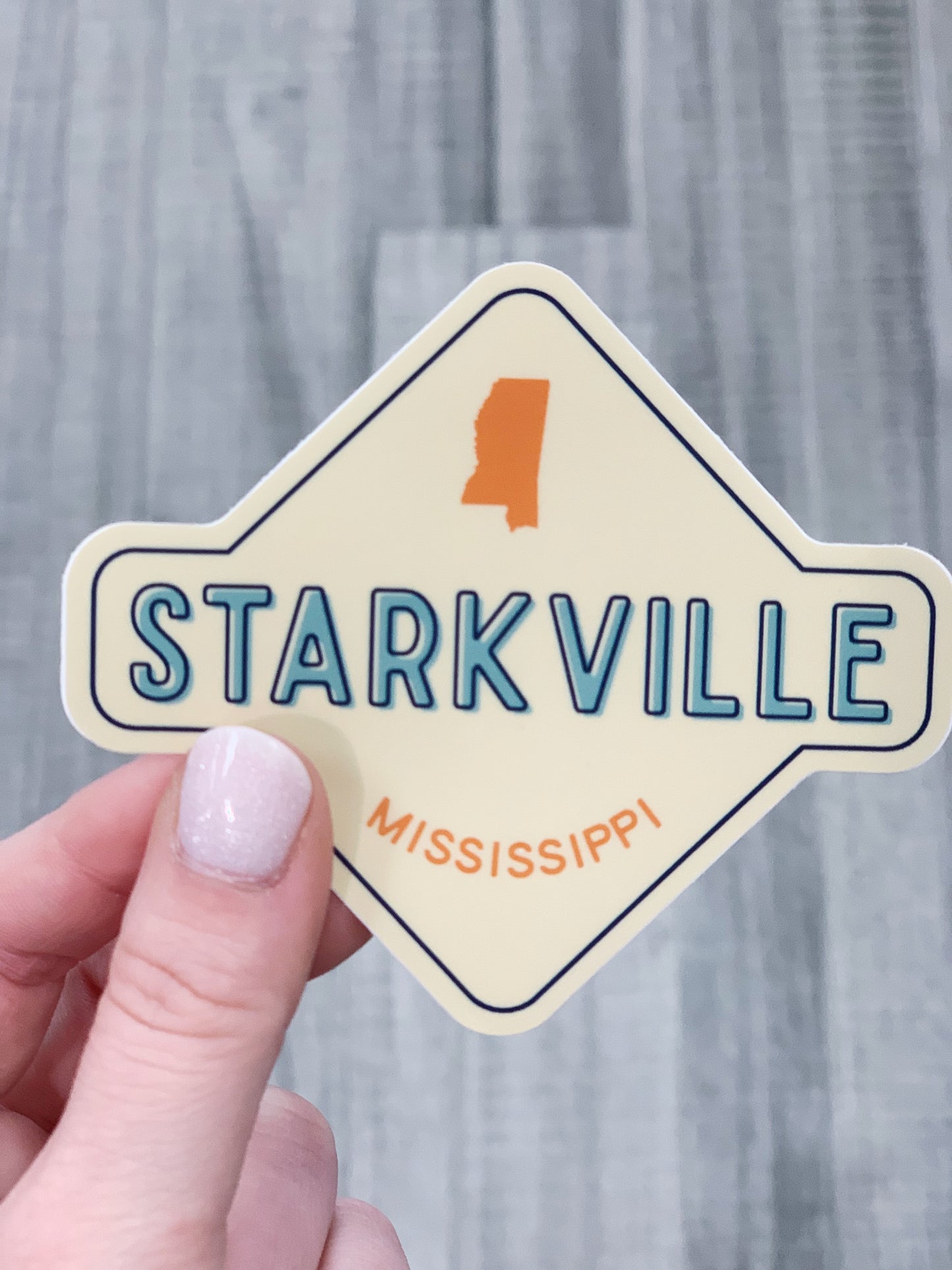 Starkville Label Decal
