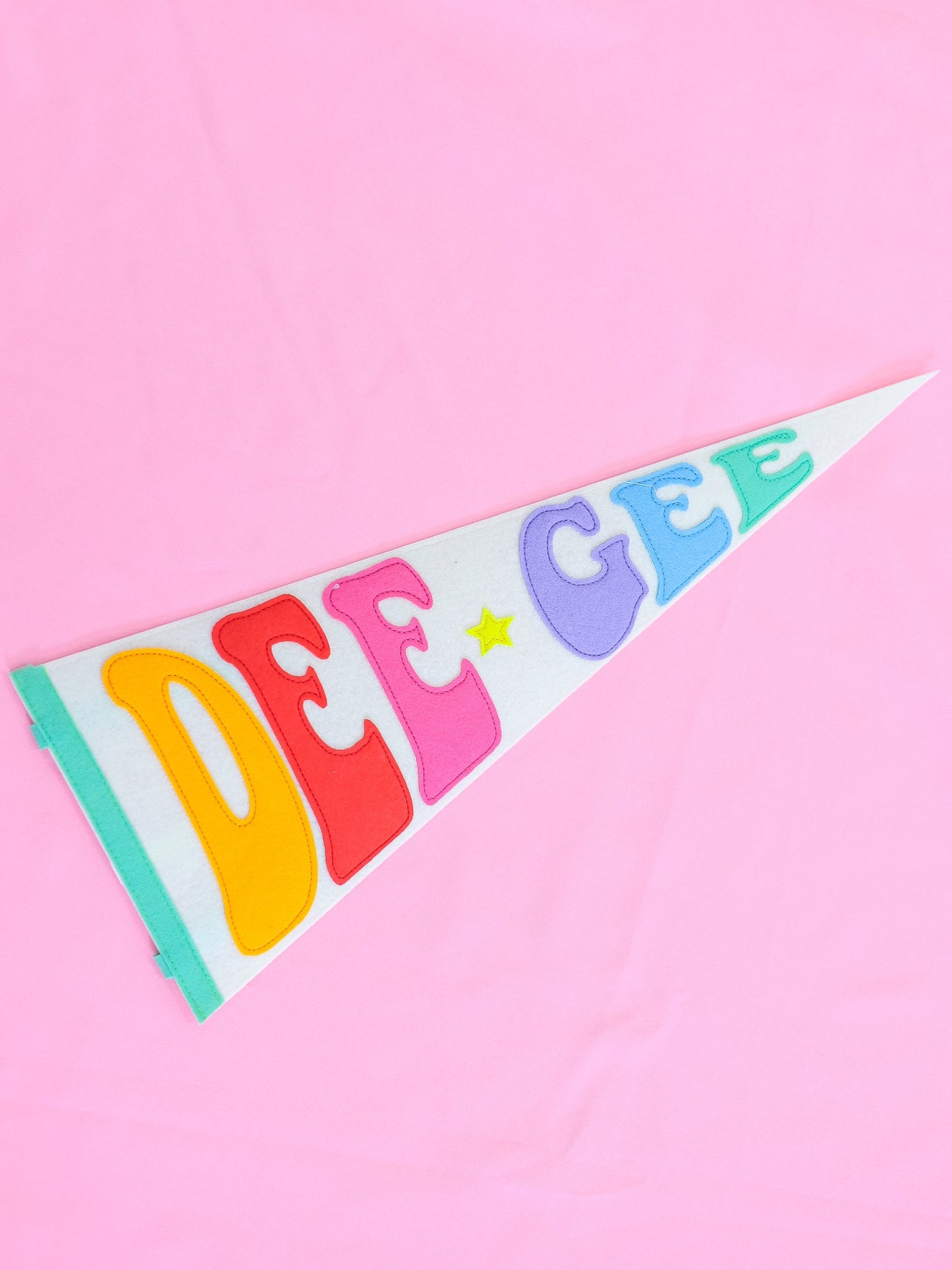 Sorority Rainbow Pennant Flags