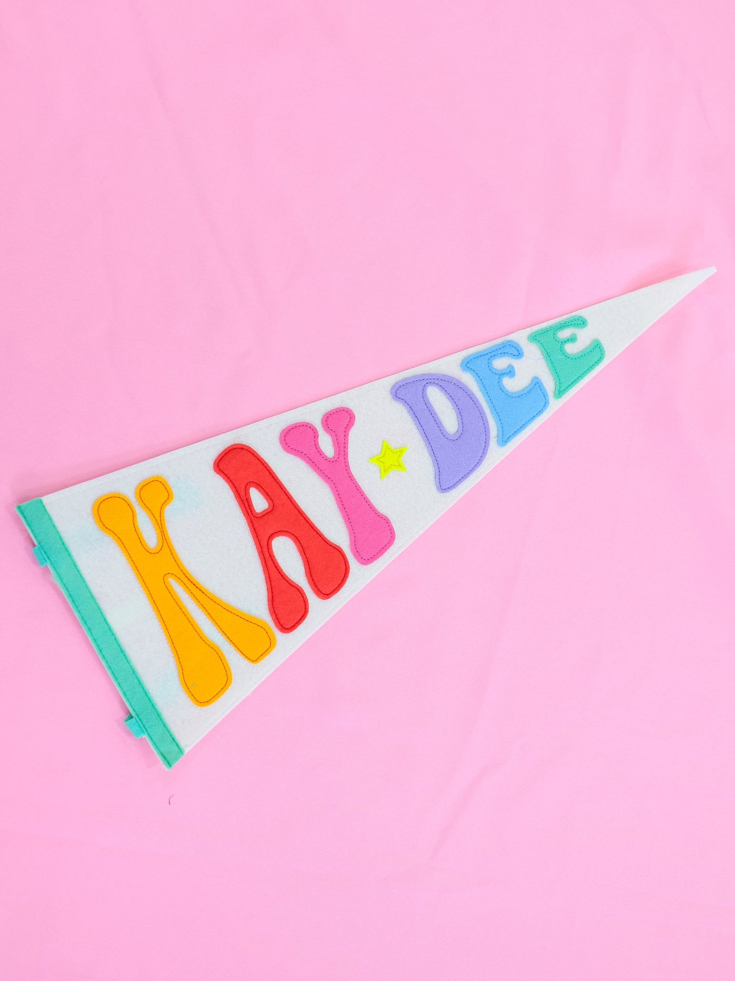 Sorority Rainbow Pennant Flags