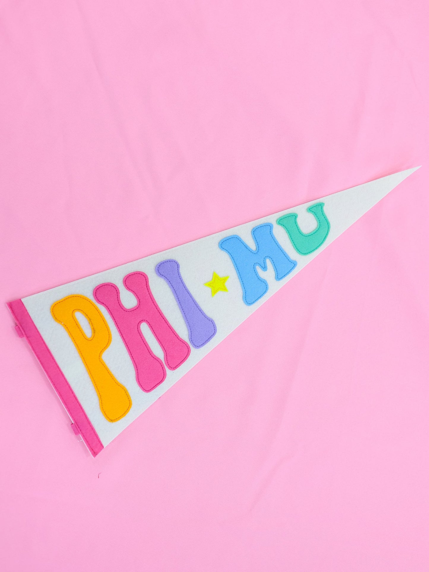 Sorority Rainbow Pennant Flags