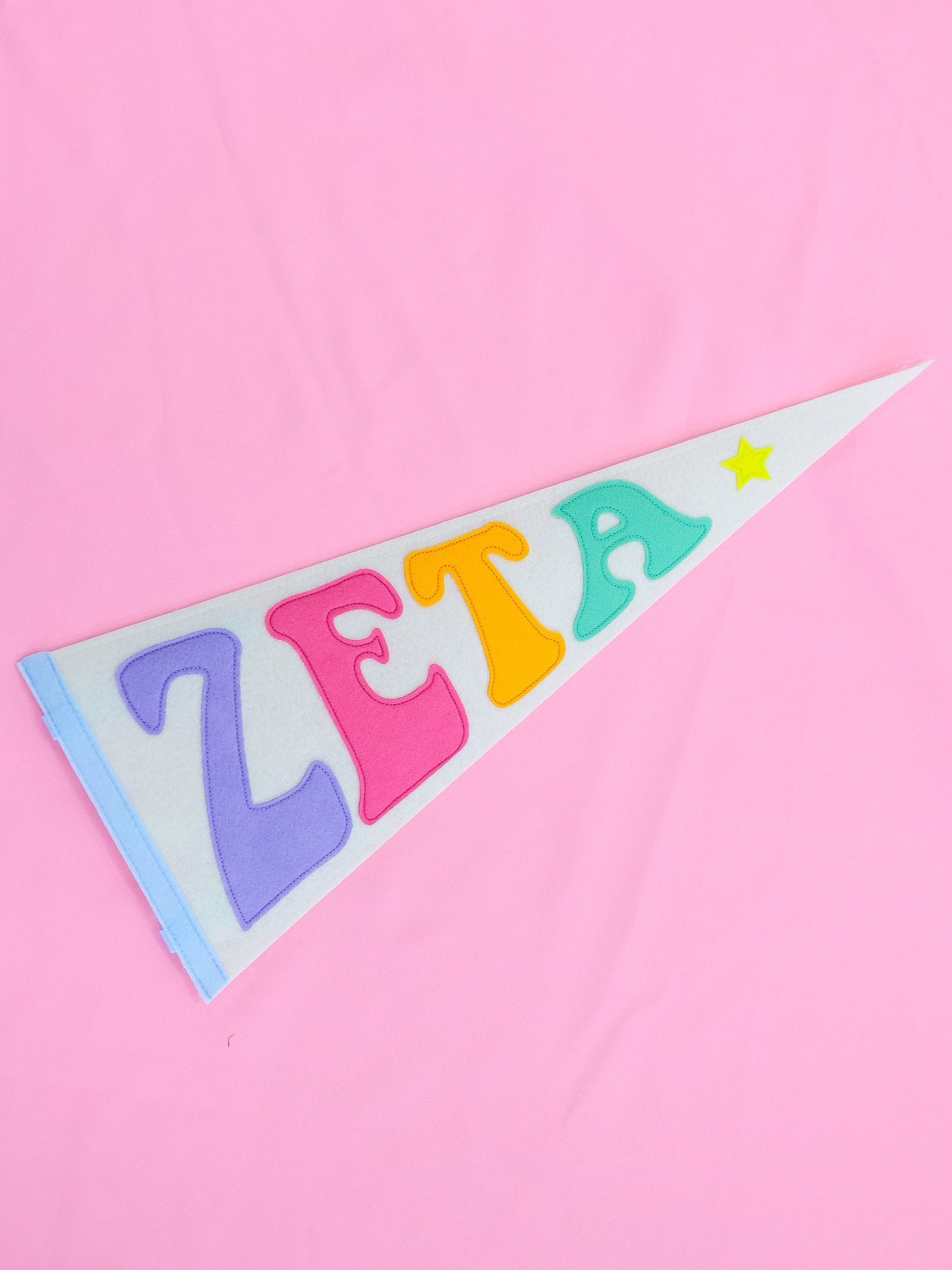 Sorority Rainbow Pennant Flags