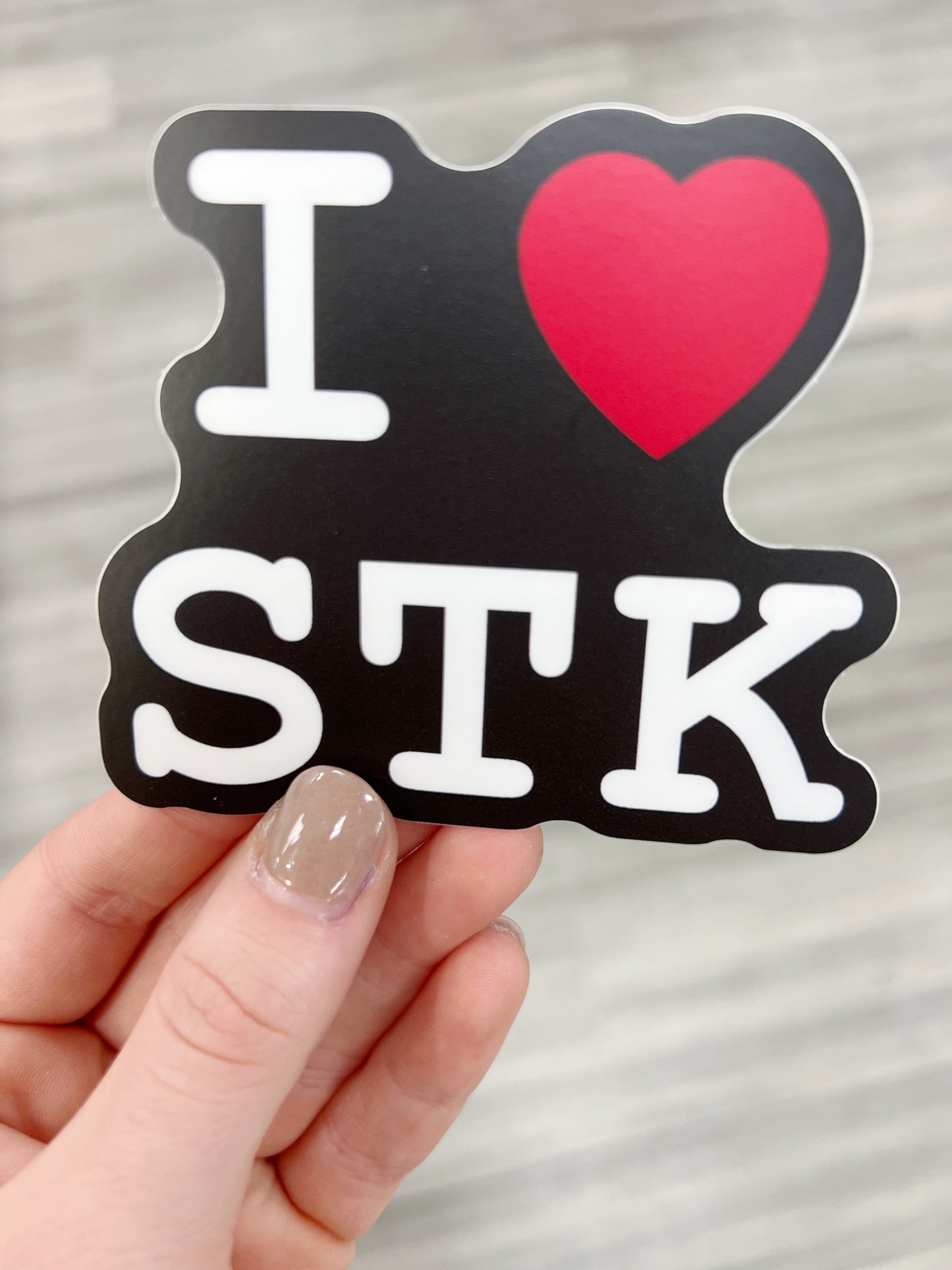 I Heart STK Decal