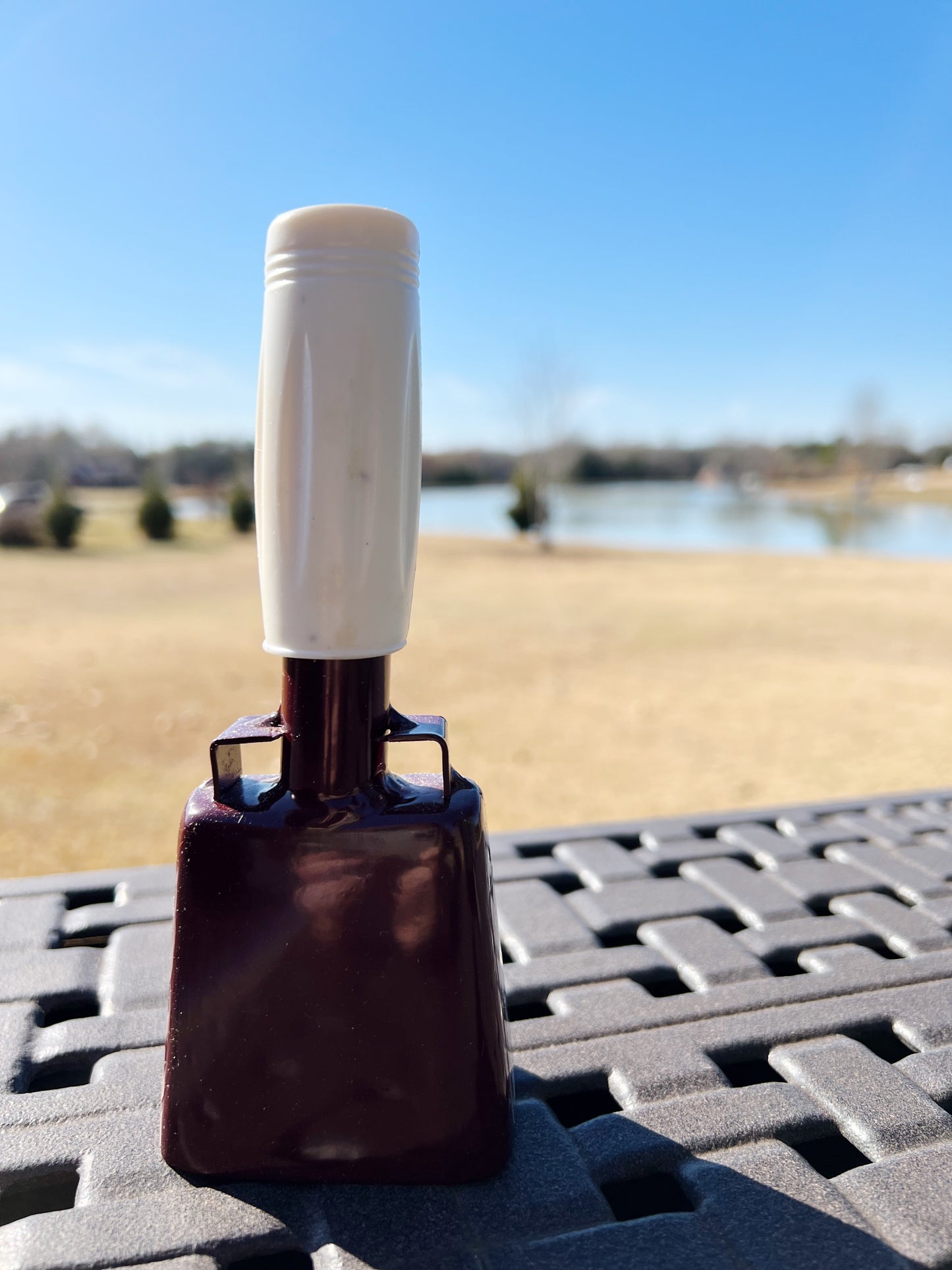 Small Maroon Cowbell