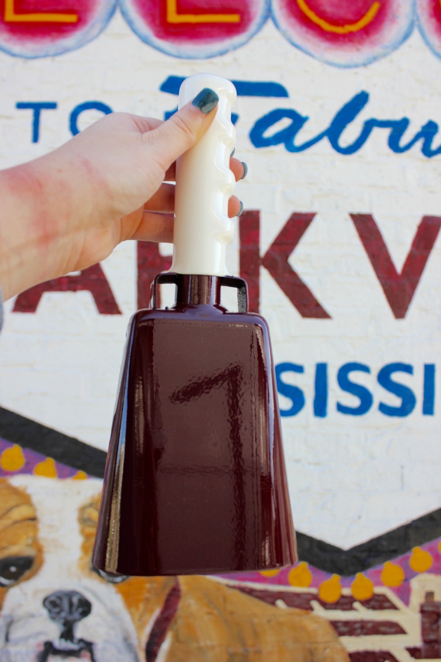 Medium Maroon Cowbell