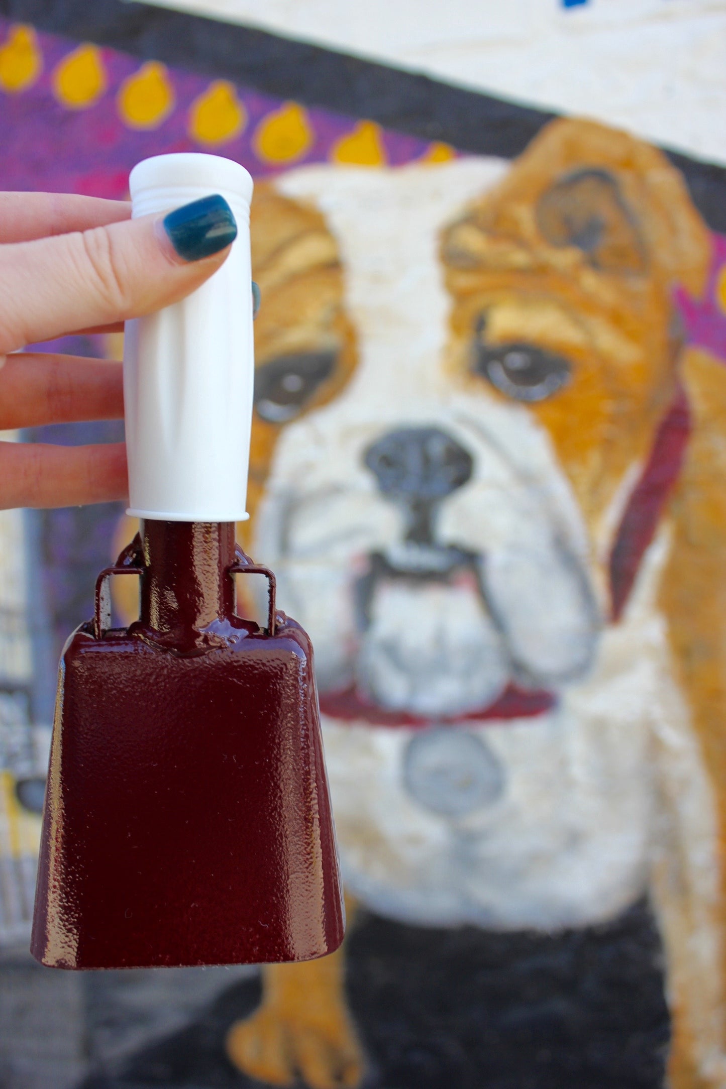 Small Maroon Cowbell