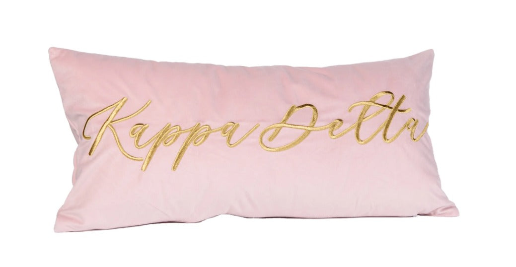 Sorority Velvet Lumbar Pillows