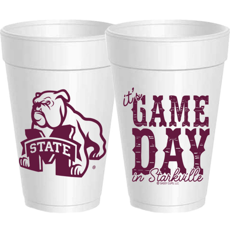 Game Day Styrofoam Cups