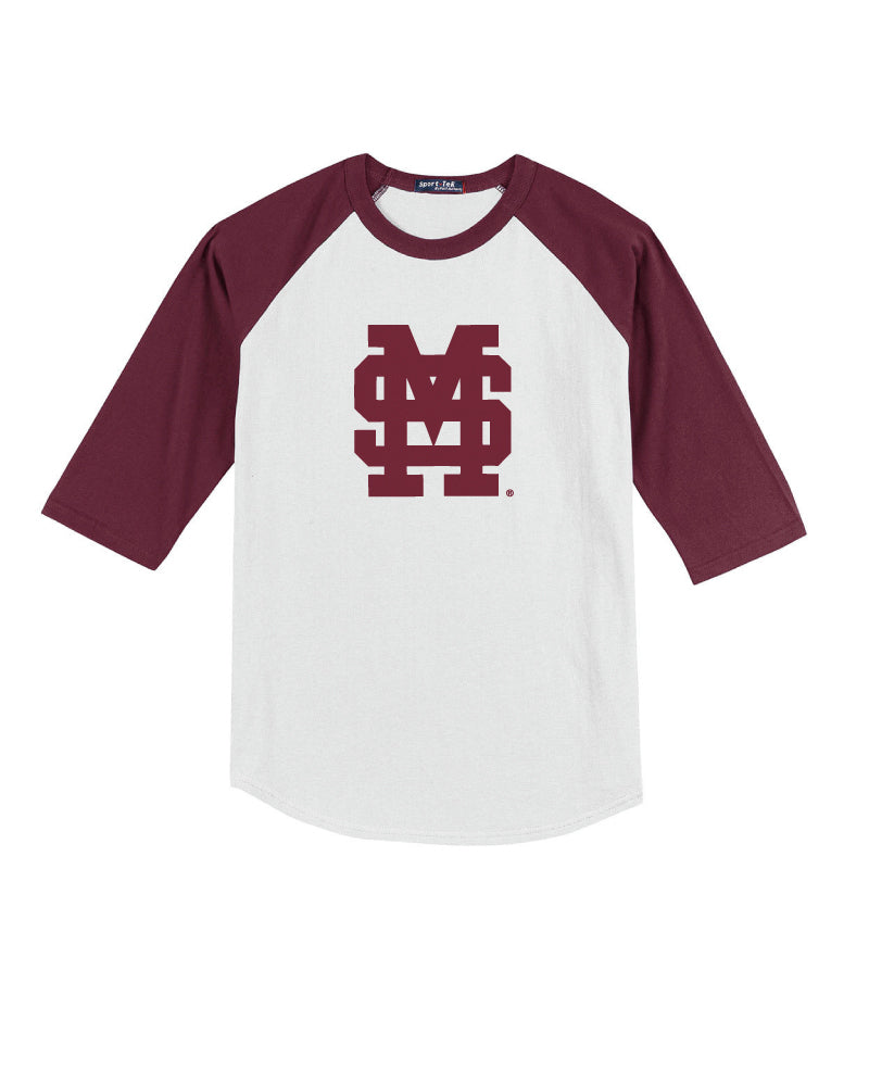 Raglan M Over S Youth Tee