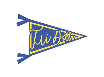 Sorority Pennant Decals