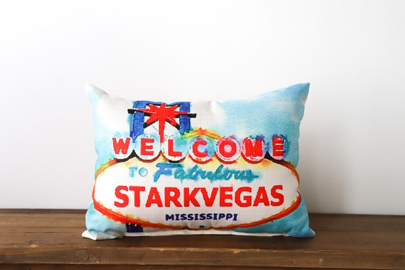 Watercolor Starkvegas Pillow