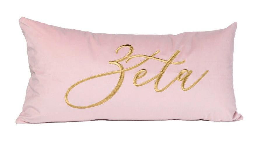 Sorority Velvet Lumbar Pillows