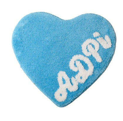 Sorority Heart Shaped Mini Rugs