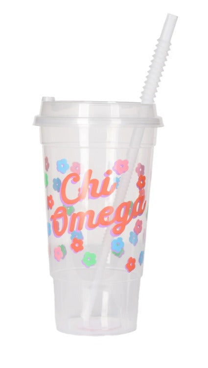 Sorority Flower Child Stadium Cups