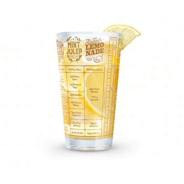 Whiskey Recipe Glass