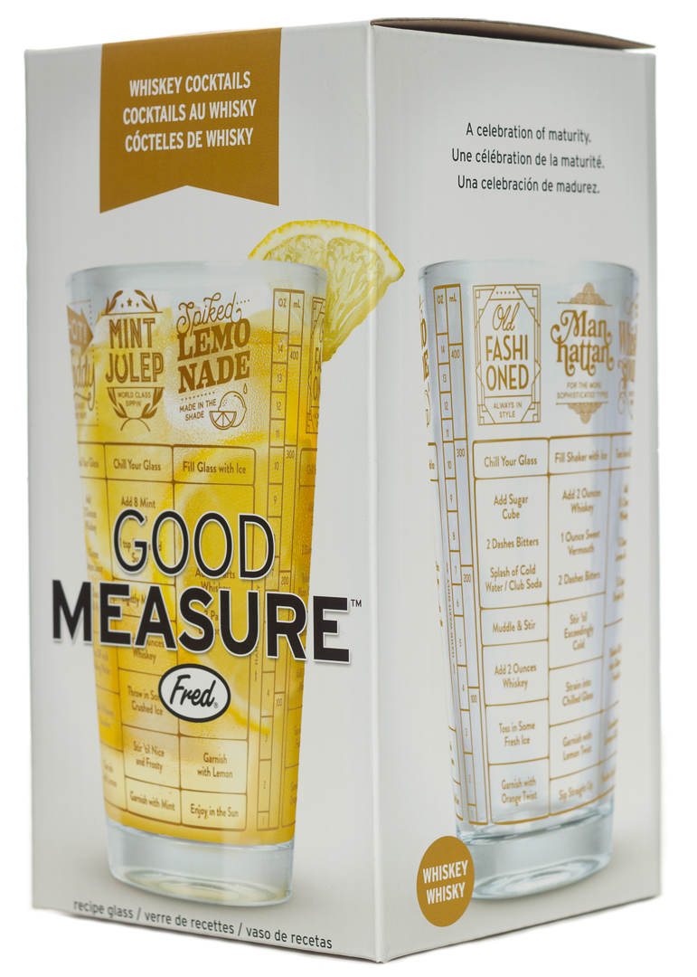 Whiskey Recipe Glass