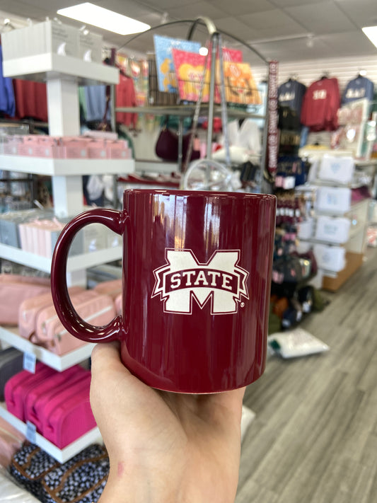 Classic Ceramic M Banner Mug
